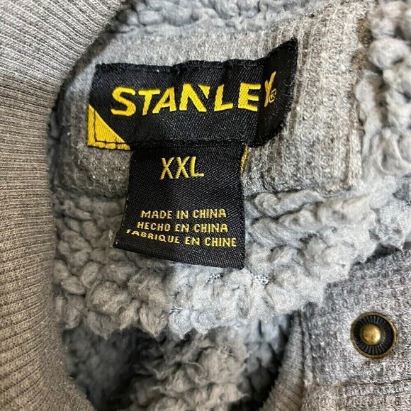 Stanley Grey Fleece Lined Pullover Size 2 X-LARGE - Picture 7 of 7